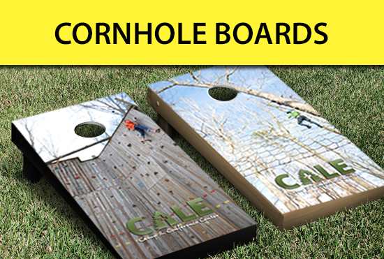 Custom cornhole boards and decals