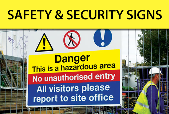 Custom Safety and Security Signs - Emergency, ANSI, Workplace, Protection, Electrical, Chemical, Fire Signs and Panels